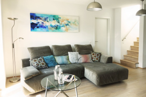 Spacious roof terrace apartment - beautiful, cozy and modern with additional balcony