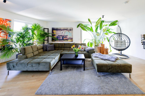 Stylish furnished apartment with stunning view of the Rhine Tower – in the heart of Düsseldorf’s Media Harbour