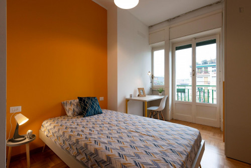 Cozy Bright Room with AC and Balcony - V.le B. d'Este 30 - Room 6