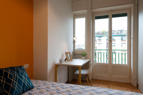 Cozy Bright Room with AC and Balcony - V.le B. d'Este 30 - Room 6