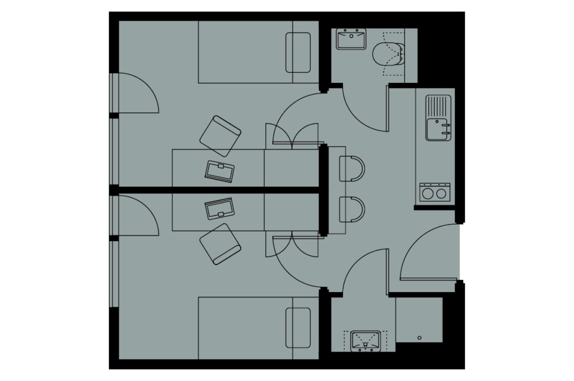 2 Bed Apartment - Chapter Portobello - Gallery - 4