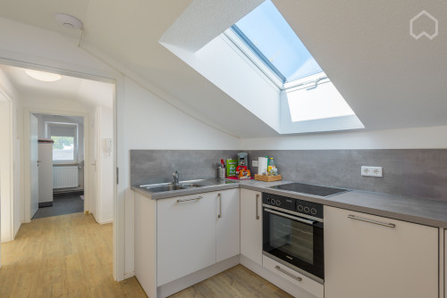 Modern 3-room roof studio in Darmstadt