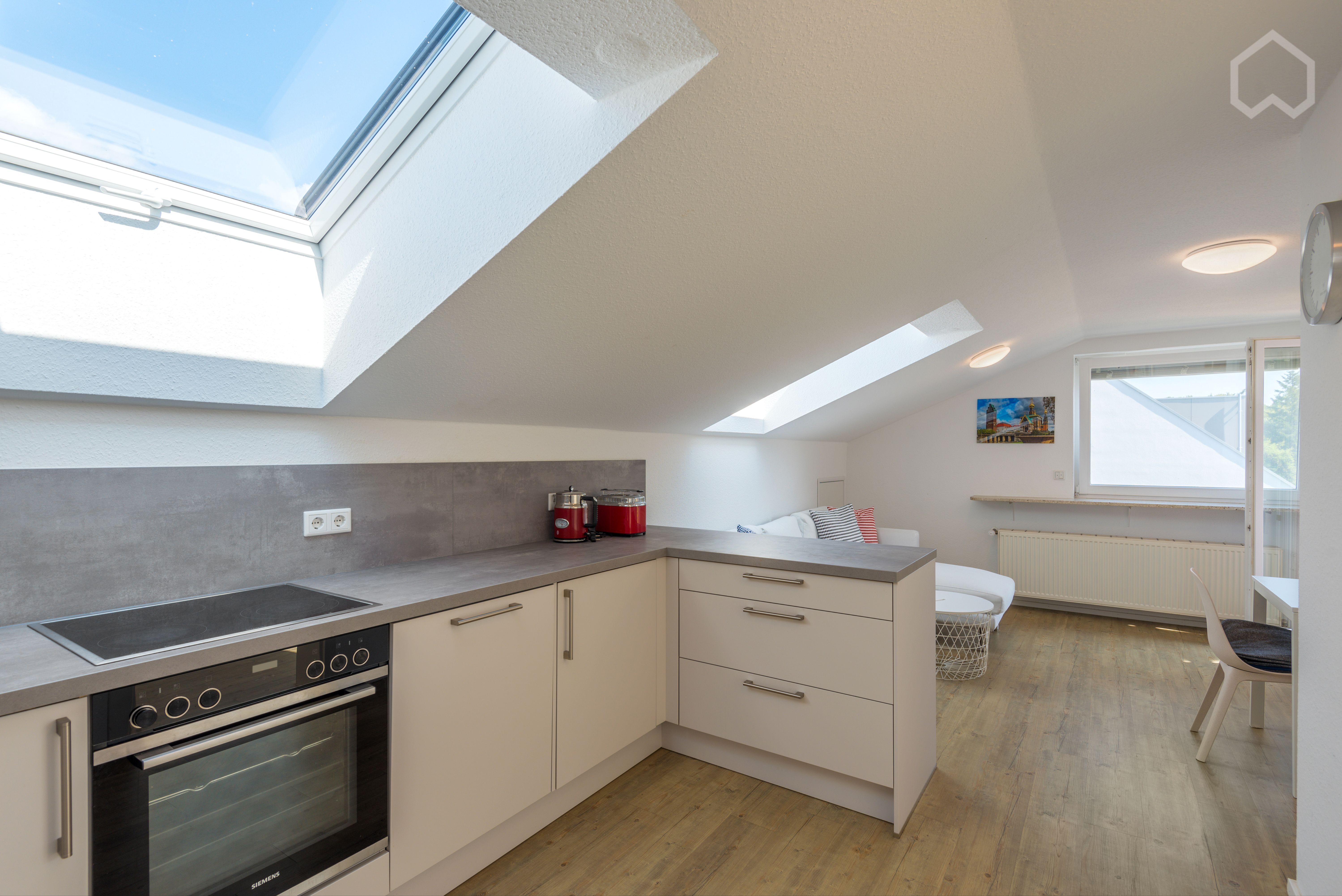  Modern 3-Room Roof Studio In Darmstadt  -  Modern 3-room roof studio in Darmstadt  - Gallery -  11
