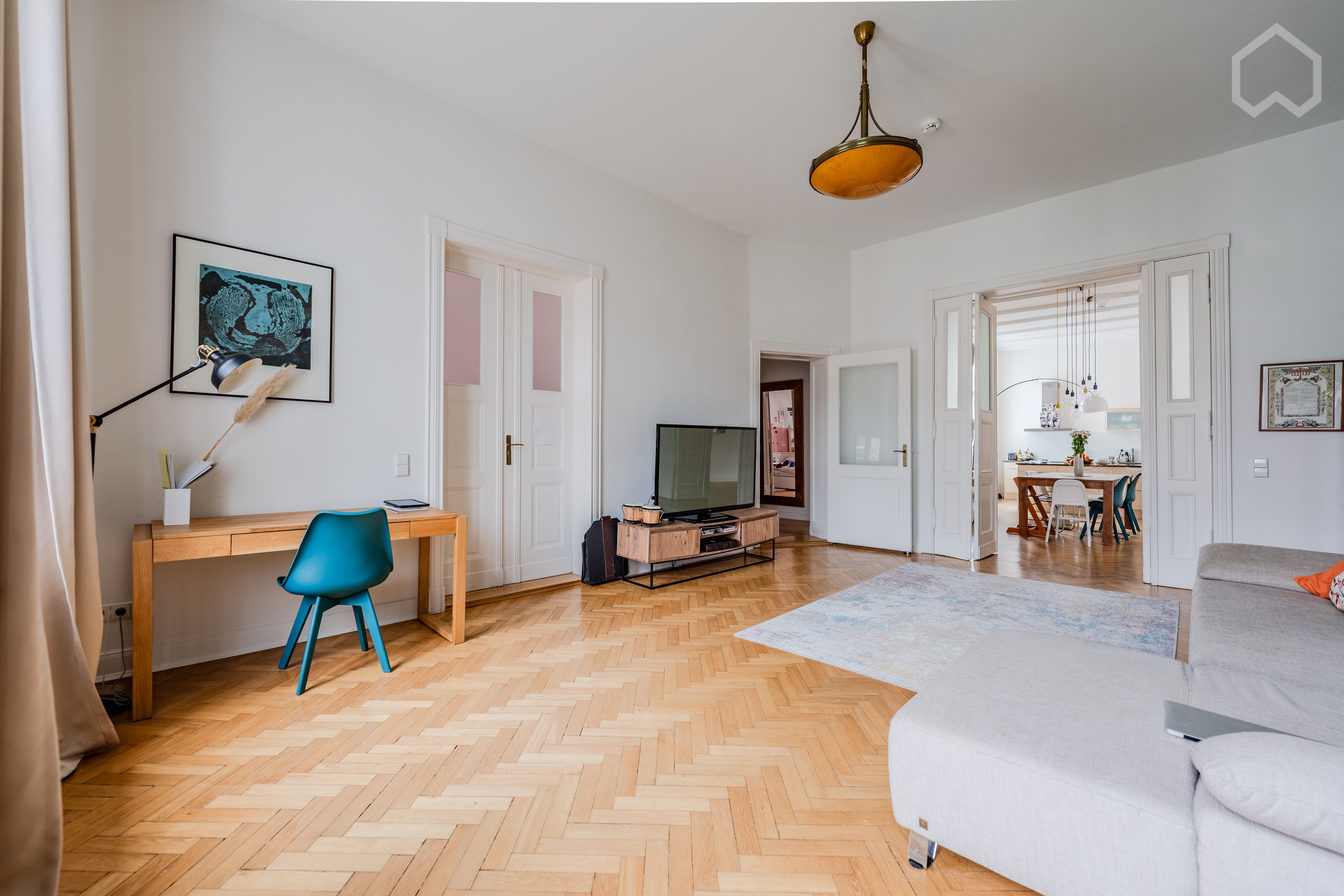  Bright 4-Bedroom Apartment In Quiet Wilmersdorf – Available Feb To Aug  -  Bright 4-Bedroom Apartment in Quiet Wilmersdorf – Available Feb to Aug  - Gallery -  12