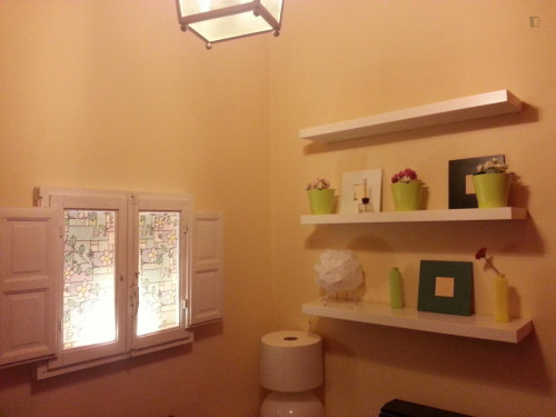 Lively single bedroom close to the Alto de Extremadura metro station