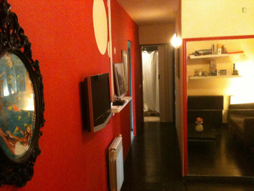 Lively single bedroom close to the Alto de Extremadura metro station  - Gallery -  5