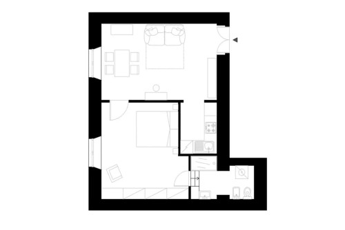 Accogliente bilocale vicino Villa Borghese