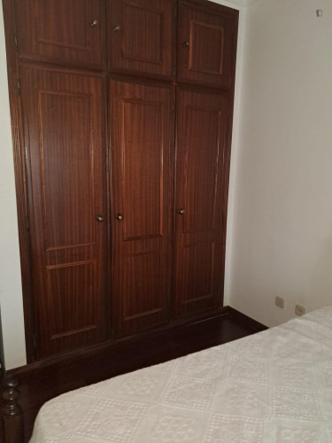 Pleasant bedroom in a 4-bedroom flat