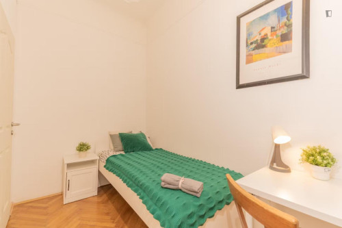 Pleasant single bedroom with a balcony, in Józsefváros