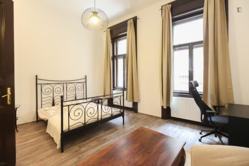 Neat and cosy double bedroom in Terézváros