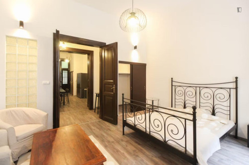 Neat and cosy double bedroom in Terézváros
