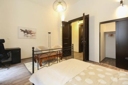 Neat and cosy double bedroom in Terézváros