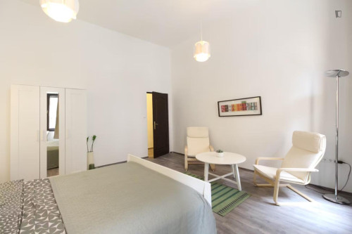 Big double bedroom in Terézváros