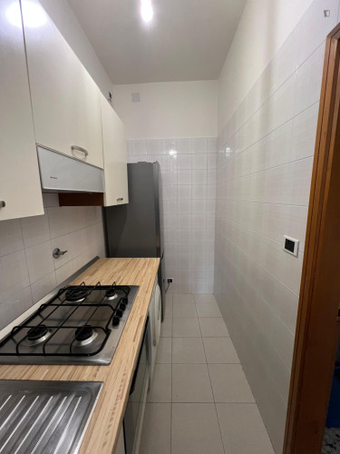 Spacious double bedroom in Castelmaggiore, well connected to the city center