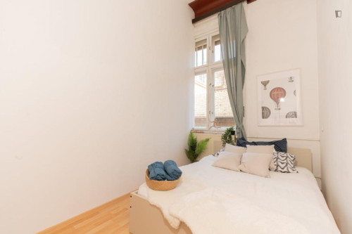 Appealing double bedroom in Budapest
