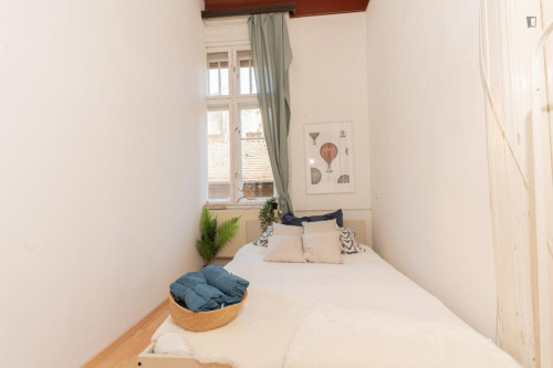 Appealing double bedroom in Budapest