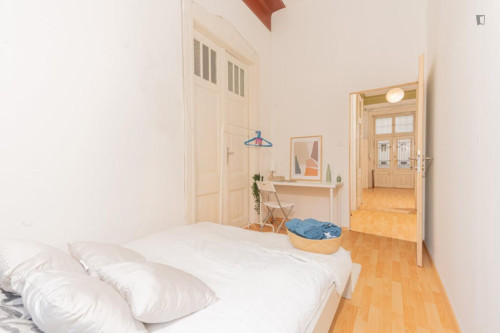 Appealing double bedroom in Budapest