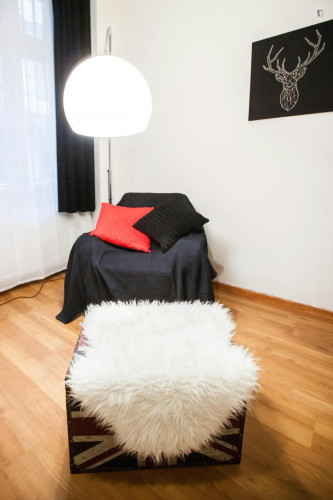Cozy double bedroom in the Terézváros neighbourhood