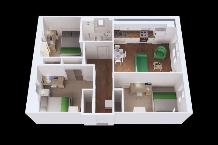  Premium Plus - 3 & 4 Bed Flat  -  Trinity Court  - Gallery -  4