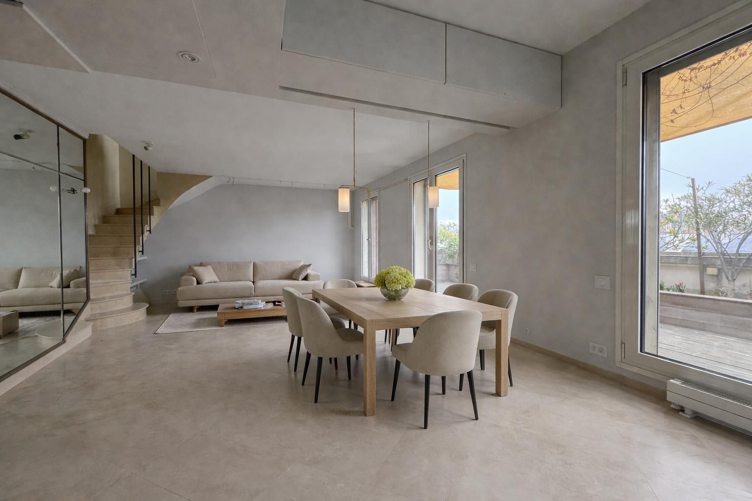  Exceptional Duplex With Terrace And Eiffel Tower View  -  Exceptional duplex with terrace and Eiffel Tower view  - Gallery -  1