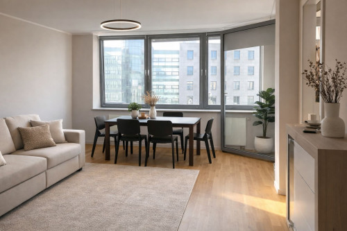 Premium Furnished Studio in Düsseldorf-Golzheim – Balcony, Parking & Excellent Connections