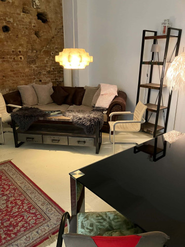 Spacious Loft Apartment in Berlin Hufelandstraße – Fully Furnished, Ideal for 1–2 Tenants