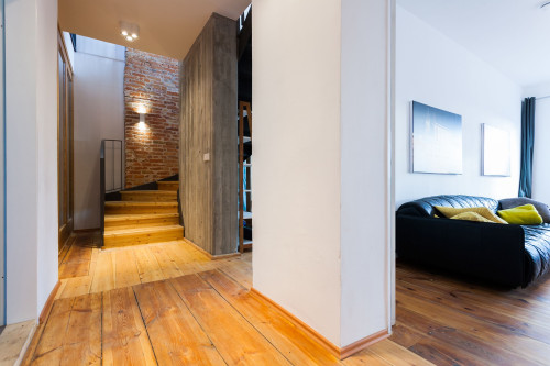 Spacy maisonette apartment on the fourth and fifth floor ( with elevator) of a Berlin apartment house