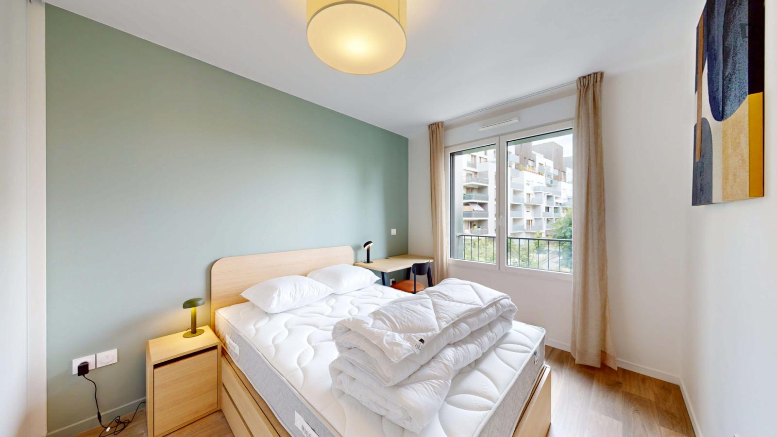  Pleasant Single Bedroom Near Stade Dominique Rocheteau  -  Pleasant single bedroom near Stade Dominique Rocheteau  - Gallery -  1