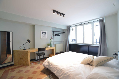 Nice ensuite double bedroom near Schuman metro