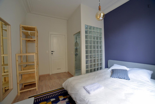 Welcoming ensuite double bedroom near Thieffry metro