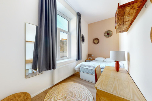 Homely double bedroom in Saint-Gilles