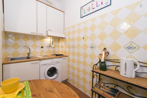 Awesome 1-bedroom apartment in residential Trastevere - Gallery - 7