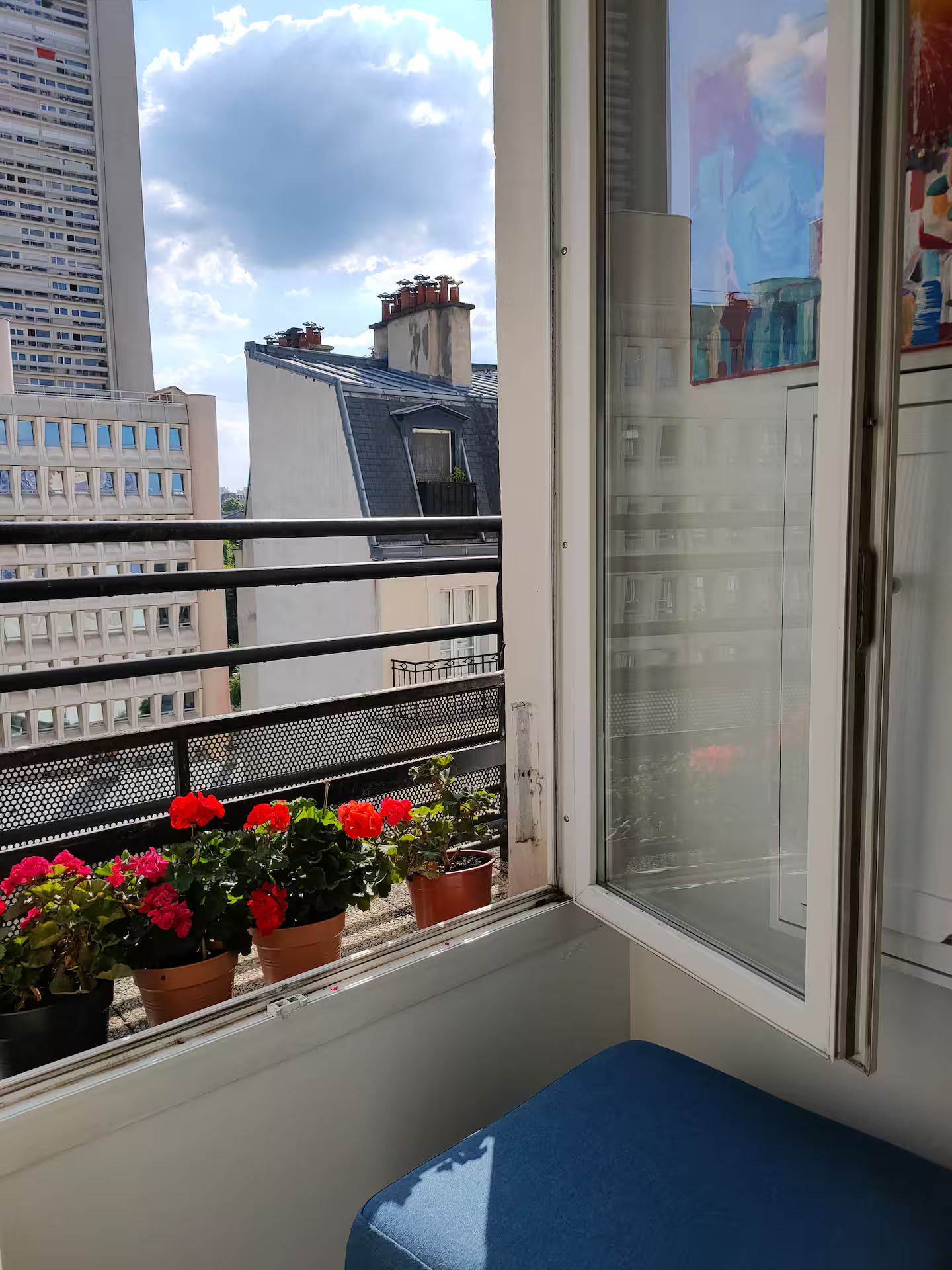  Charming Studio With Large Balcony And Air Condition And Elevator ( 6th Floor) | Metro Chevaleret  -  Charming Studio with Large Balcony and air condition and elevator ( 6th floor) | Metro Chevaleret  - Gallery -  8