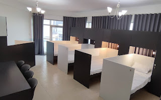  BED SPACE WITH 5 BEDS IN A ROOM  WITH SEPARATE WASHROOM  -  AL SAFA PARADISE  - Gallery -  2