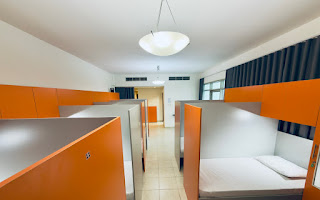  BED SPACE WITH 7 BEDS IN A ROOM  WITH SEPARATE WASHROOM  -  AL SAFA PARADISE  - Gallery -  1