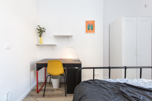 Alluring double bedroom in a 4-bedroom apartment near Parco Sempione