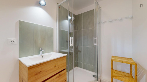 Inviting double bedroom in Villejuif