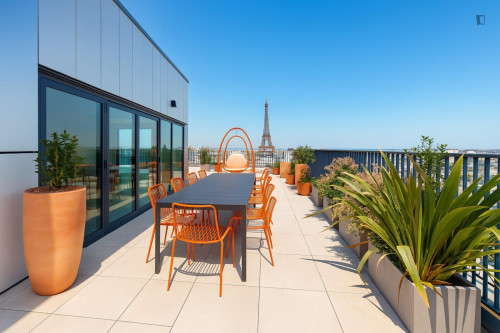 Sublime double ensuite bedroom in 15th arrondissement  - Gallery -  5