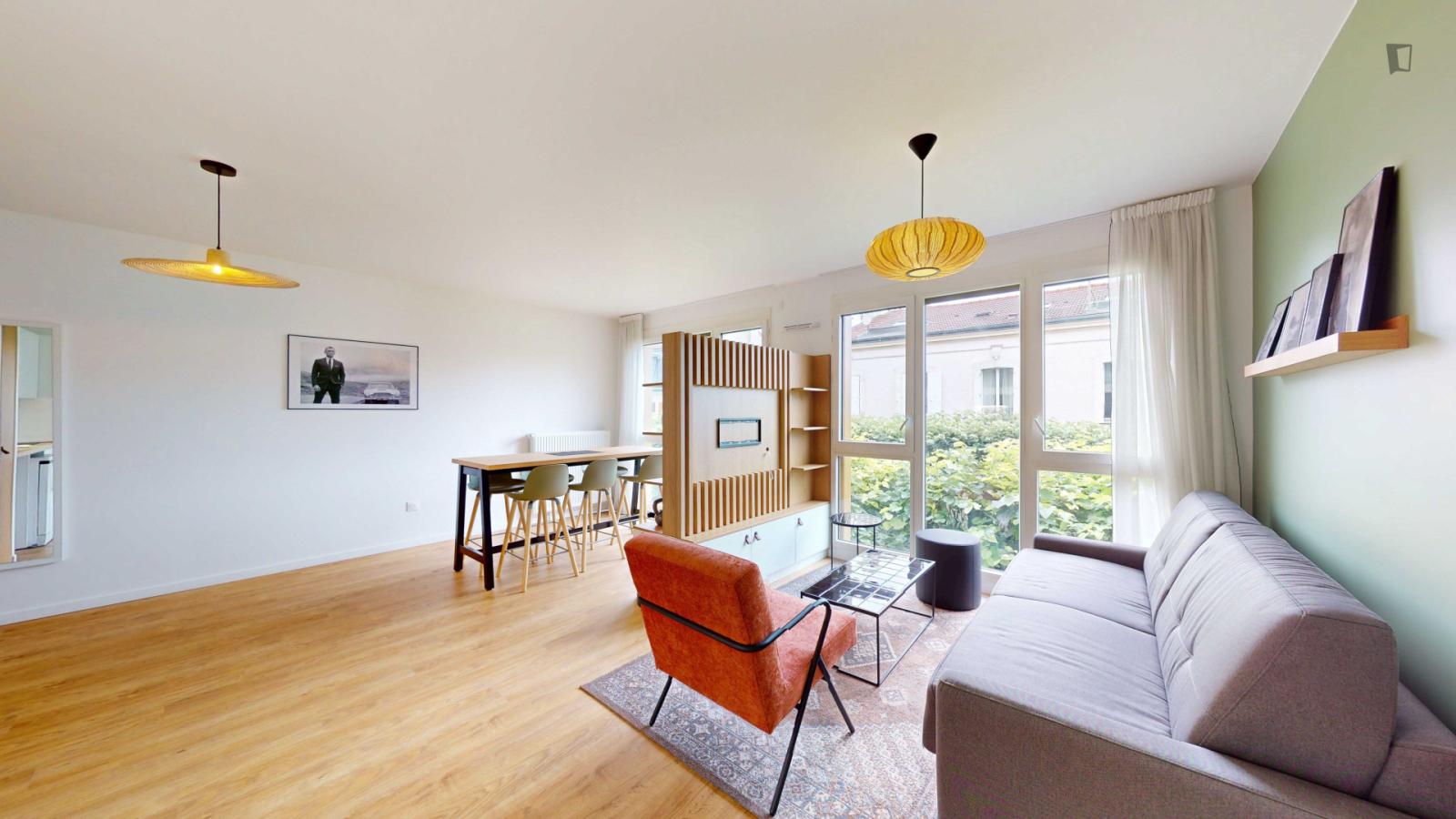  Sunny 1-Bedroom Apartment In Ivry-Sur-Seine  -  Sunny 1-bedroom apartment in Ivry-sur-Seine  - Gallery -  1