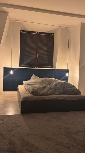 Stylish 2-room penthouse apartment with a balcony and a view of the Frauenkirche — fully furnished in Dresden