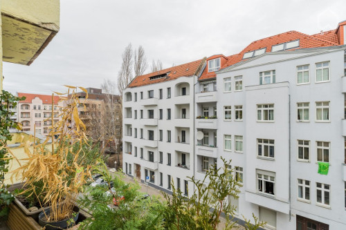 Charming & Bright Apartment with a Cozy Balcony near Gesundbrunnen