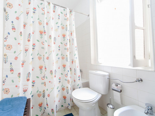 Pleasant twin bedroom with balcony in Anjos