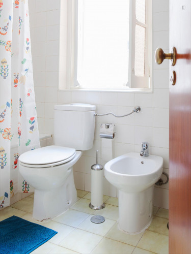 Pleasant twin bedroom with balcony in Anjos