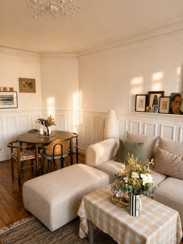 Beautiful Haussmann-style apartment just steps from the station