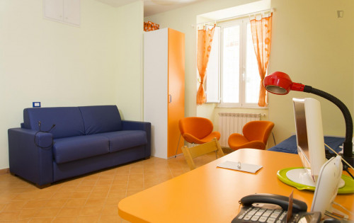 Attractive studio flat in Centocelle