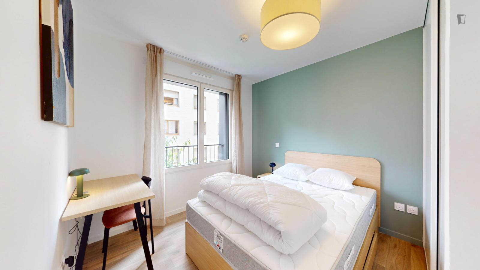  Cosy Single Bedroom Near Parc Marguerite Yourcenar  -  Cosy single bedroom near Parc Marguerite Yourcenar  - Gallery -  1