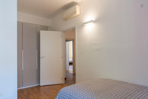 Brand new bedroom, with balcony and Air Conditioning