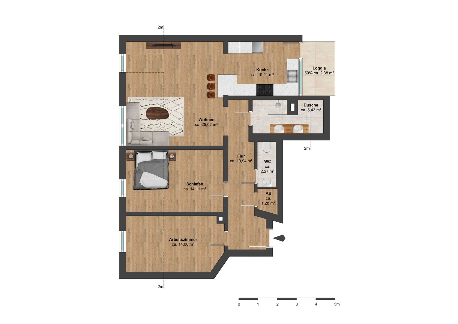  Möblierte Luxuswohnung Mieten In Zwickau/Nordvorstadt – Stilvoll & Exklusiv Ausgestattet  -  Möblierte Luxuswohnung mieten in Zwickau/Nordvorstadt – stilvoll & exklusiv ausgestattet  - Gallery -  2
