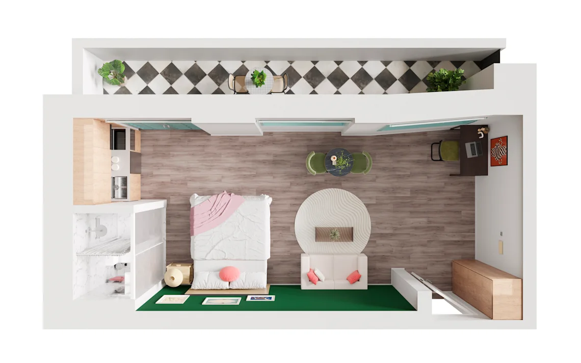 Executive Studio Courtyard