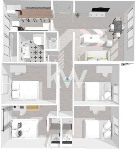 81m² Private room in a flatshare for 4 people - Gallery - 9
